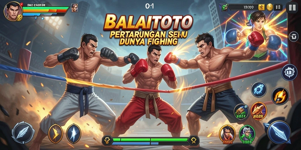 Tangkapan layar BALAITOTO menampilkan aksi pertempuran yang mendebarkan.