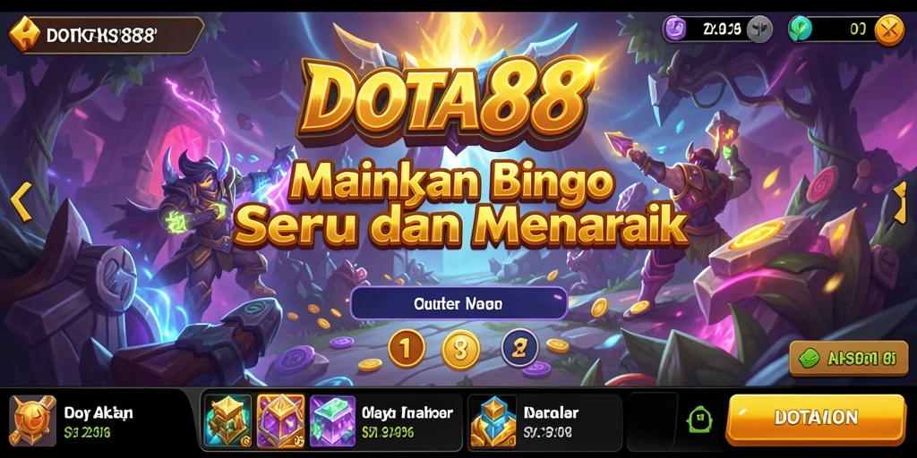 Gameplay DOTA88 yang menarik dalam permainan Bingo.