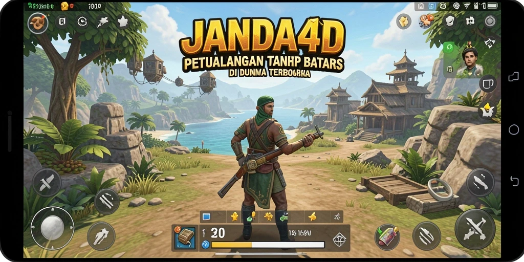 Gameplay yang menampilkan petualangan seru di dunia terbuka.