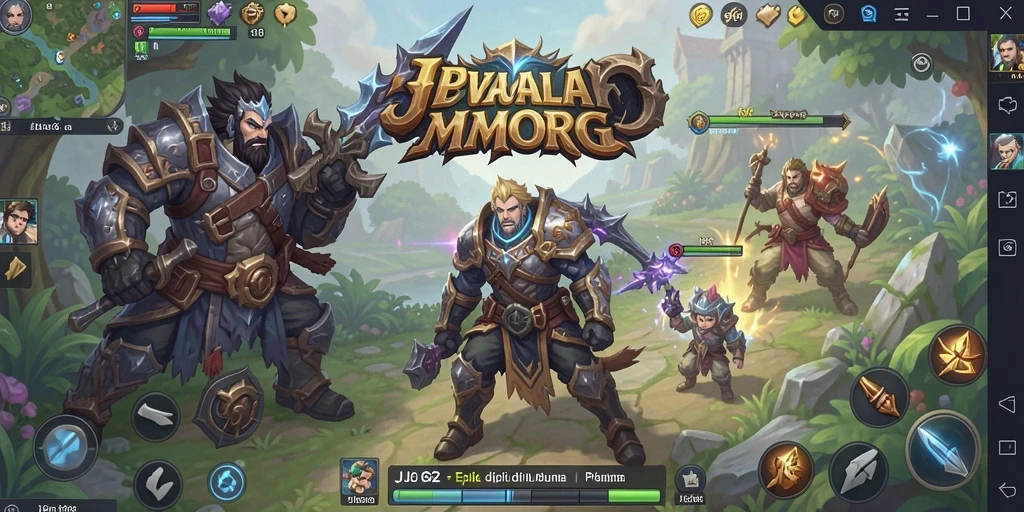 Tampilan gameplay <strong>JJ62</strong> yang mendebarkan dalam dunia MMORPG.