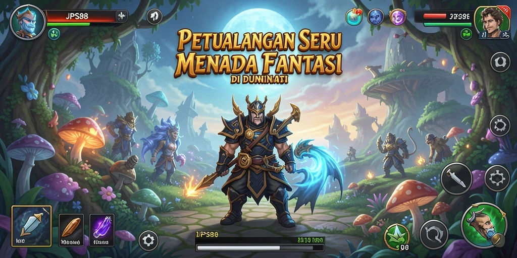 Screenshot menampilkan karakter utama dalam aksi petualangan yang mendebarkan.