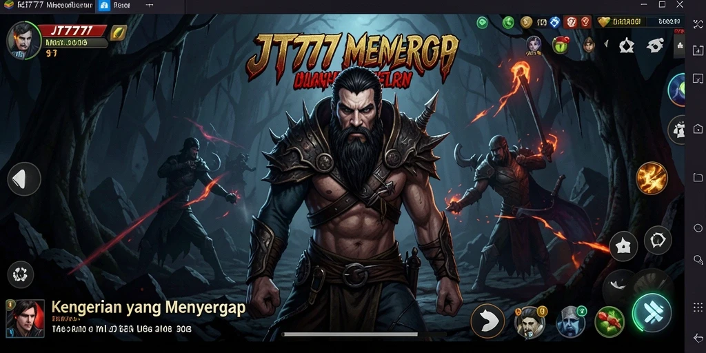 Tampilan gameplay JT777 yang mendebarkan dengan suasana horror yang mencekam.