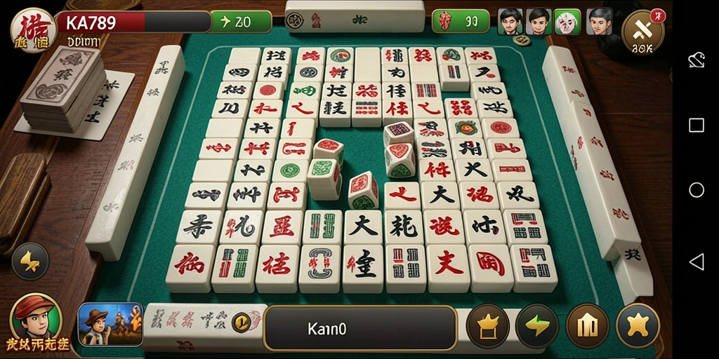 Screenshot menampilkan gameplay seru di KA789 Mahjong.