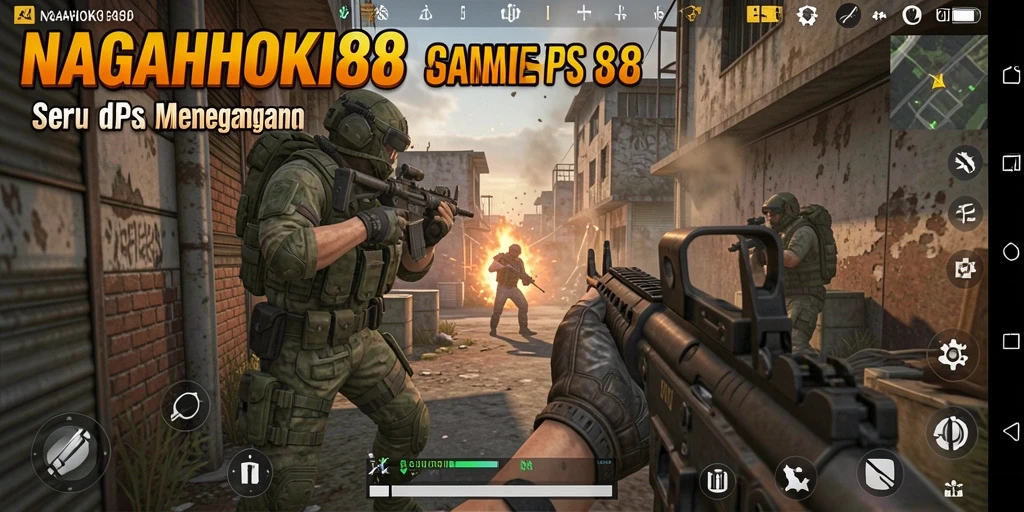 Tampilan gameplay seru dalam NAGAHOKI88 dengan aksi FPS yang memukau.