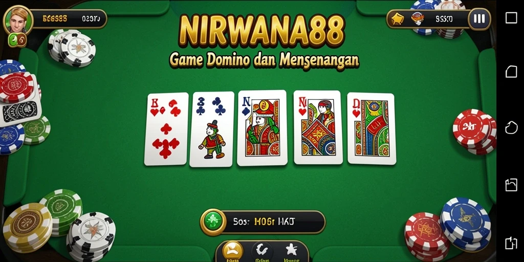 Tampilan menarik dari gameplay Domino NIRWANA88.