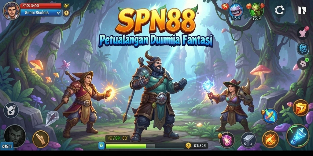 Screeshot SPN88 menunjukkan gameplay petualangan yang menggugah semangat.