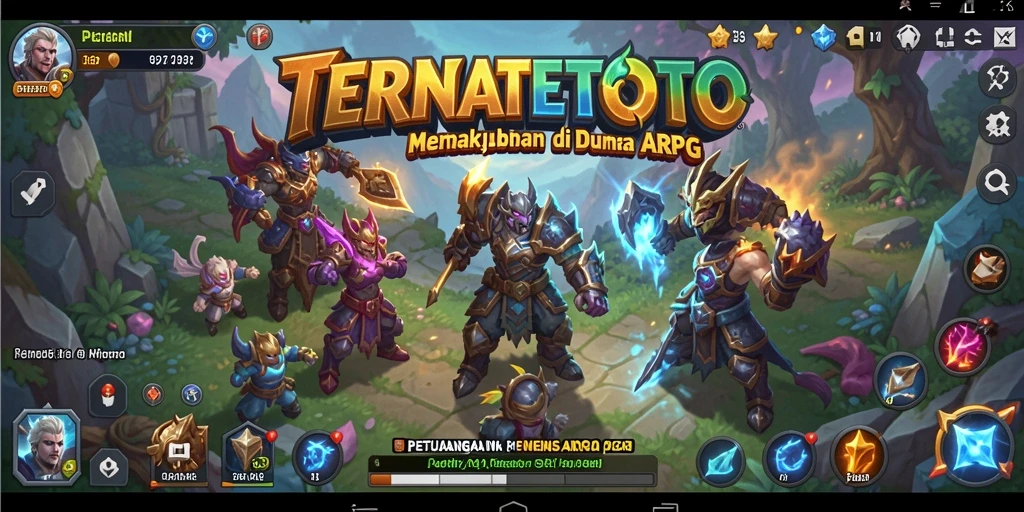 Screenshot gameplay TERNATETOTO yang menampilkan aksi pertarungan yang intens.