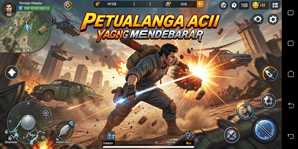 Tampilan gameplay <strong>VW108</strong> yang mendebarkan dan penuh aksi.