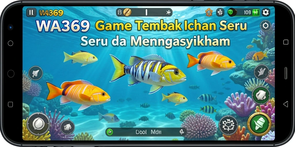 Tampilan gameplay seru dari game Tembak Ikan WA369.