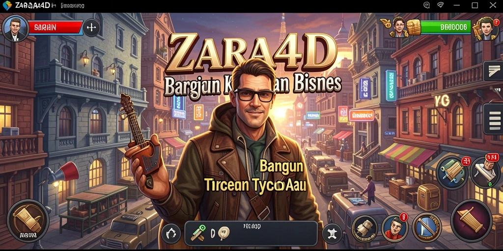 Tampilan utama gameplay ZARA4D yang seru dan menantang.